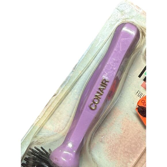 Conair Hi-Style Full Round Brush Purple Hairstyling Tool Vintage New Old Stock - Picture 2 of 5